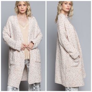 NEW POL Ultra Soft Confetti Cardigan